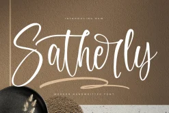 Satherly Modern Handwritten Font