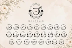 Savitri Flower Monogram