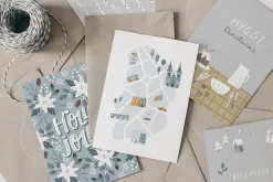 Scandi Christmas maps, cards creator