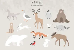 Scandi Christmas. Winter collection