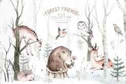 Scandinavian forest friends