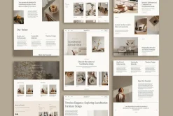 Scandi Squarespace Website Template