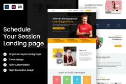 Schedule date education landing page