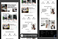 Scholarship Website Landing Page