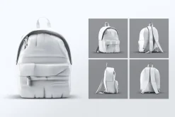 School Backpacks Mock-Up