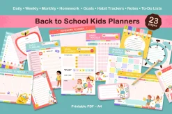 School Planner Set for Kids