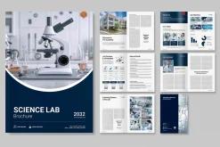 Science Lab Brochure Template