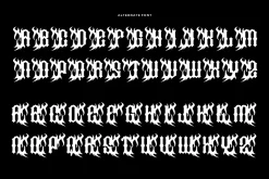 Scomgah Gelojas - Medieval Font