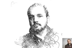 Scribble Portrait Sketch PS Action