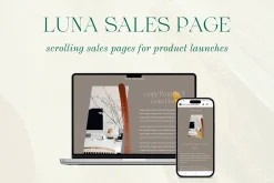 Scrolling Sales Page Template