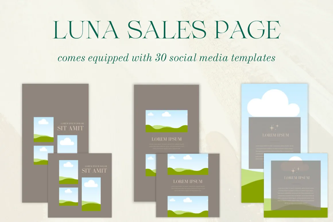 Scrolling Sales Page Template