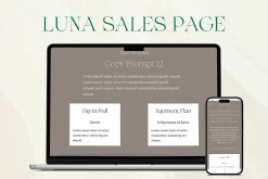 Scrolling Sales Page Template