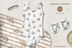 Sea Voyage. Kids graphic collection