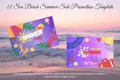 12 Sea Beach Summer Sale Template