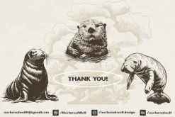 340 Sea Creatures illustrations