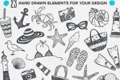 SEA DOODLES SET.