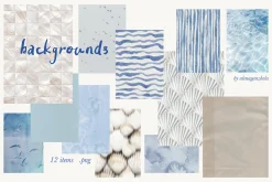 Sea Memories Mixed Collage Kit