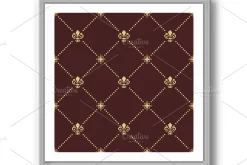 Seamless Pattern. Royal Lilies