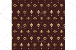 Seamless Pattern With Few Royal