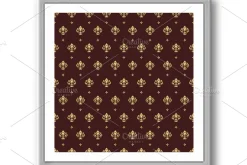 Seamless Pattern With Few Royal
