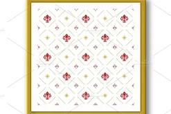 Seamless Vector Pattern With Royal Lily