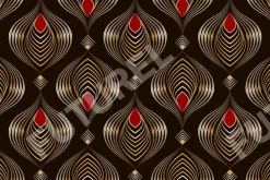 Seamless antique bronze pattern