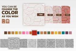 10 Seamless Geometric Line Patterns