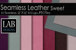 10 Seamless Leather Textures Sweet