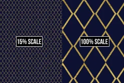 Seamless Navy & Gold 20 Pattern Set