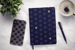 Seamless Navy & Gold 20 Pattern Set