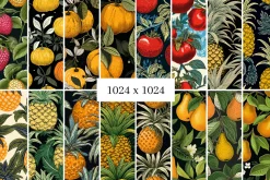 60+ Seamless patterns fruits