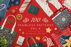 100 Seamless Patterns Vol.4 Xmas