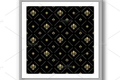 Seamless Pattern With Few Royal