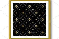 Seamless Pattern With Few Royal