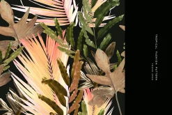 Seamless pattern with leaves