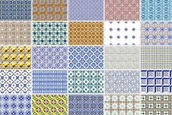 200 Seamless Portugal Tile Backdrops