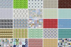 200 Seamless Portugal Tile Backdrops