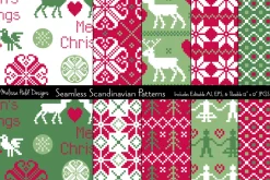 Seamless Scandinavian Patterns