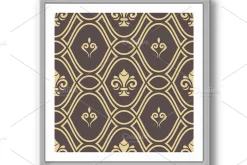 Seamless Vector Pattern With Royal