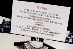 Secretary Typewriter font