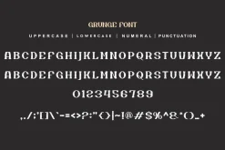 Sejary Grunge - Font Duo College