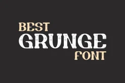 Sejary Grunge - Font Duo College
