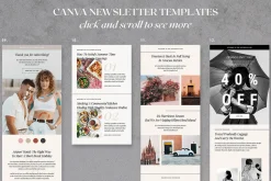 Selena - Canva Newsletter Templates