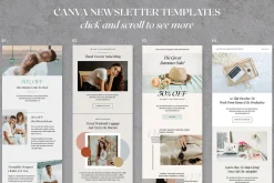 Selena - Canva Newsletter Templates