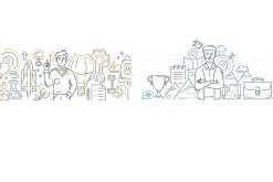 Self Development Line Illustrations
