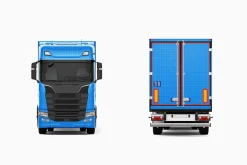 Semi Truck Mockup 3