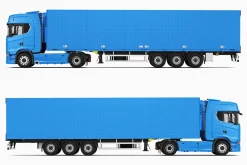Semi Truck Mockup 3
