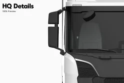 Semi Truck Mockup 3