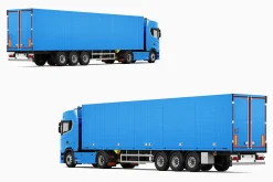 Semi Truck Mockup 3