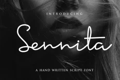 Sennita - Signature Font